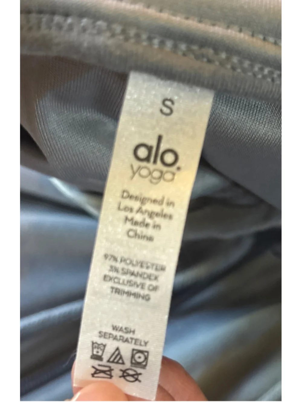 Alo Yoga Velour glimmer Full -Zip Hoodie cropped